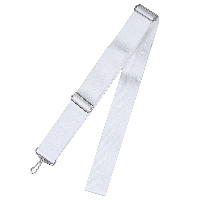 Tennis Net Center Strap, Adjustable Height Tennis Net Straps Stainless Steel Buckle White for Tennis Equipment