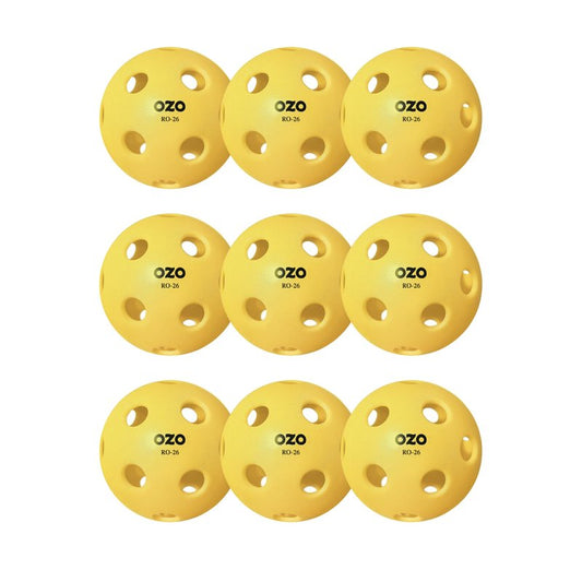 OZO Pickleball - Set of 36 Indoor Balls, 26 Holes, Injection Mould