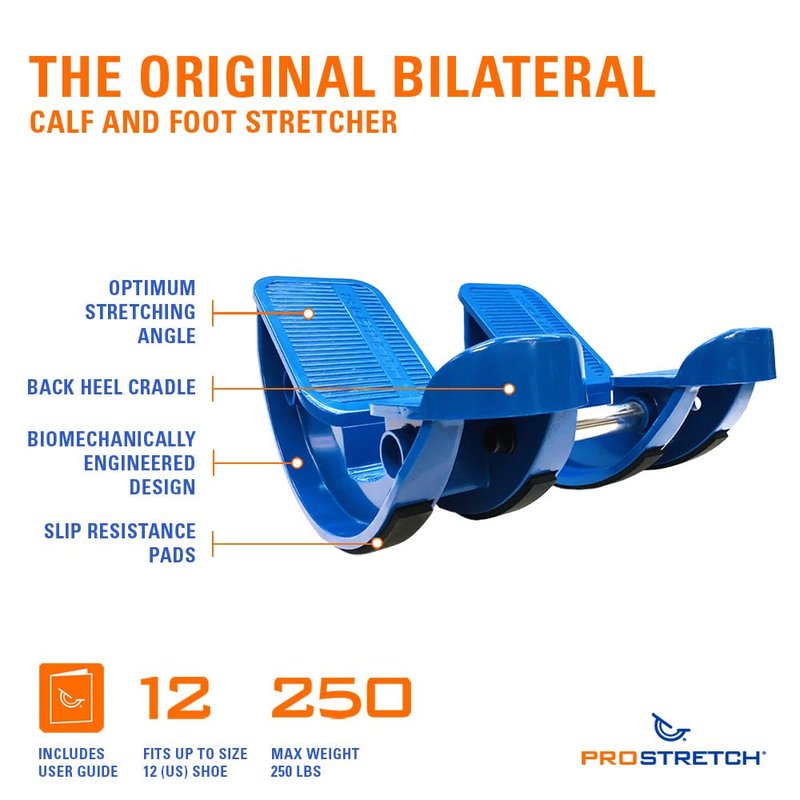 ProStretch Double Original Calf Stretcher, Dual Foot Rocker for Plantar Fasciitis, Achilles Tendonitis, and Tight Calves