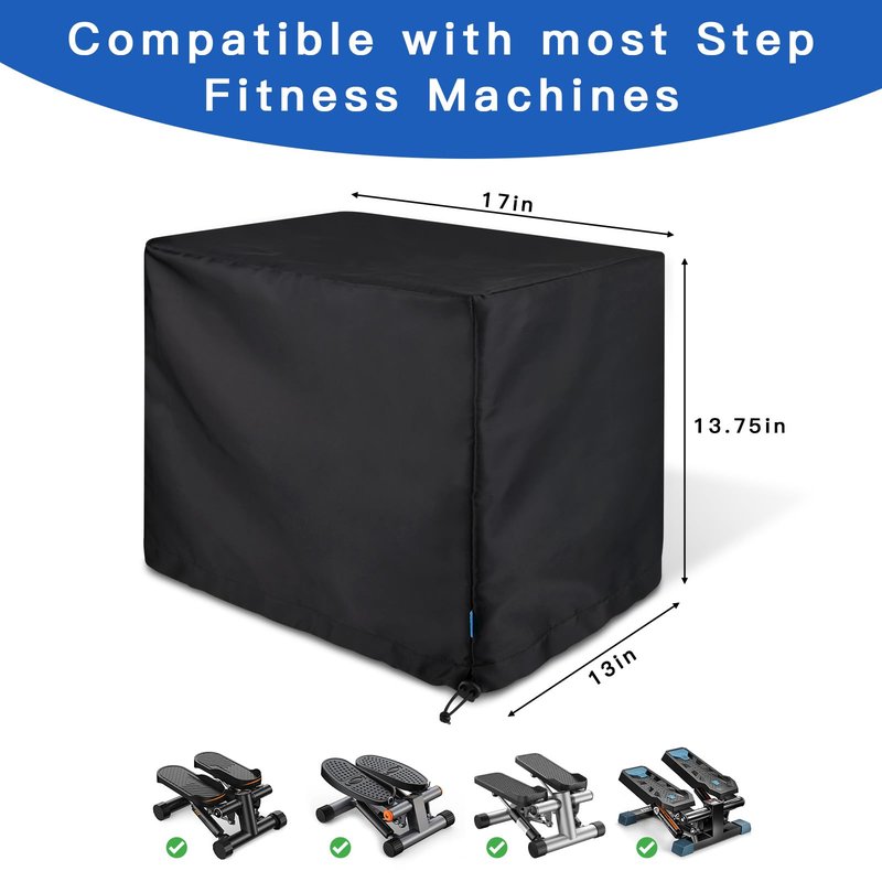 Xxerciz Steppers Cover for Exercise at Home, Mini Stepper Protective Cover Dustproof Waterproof Cover with Drawstring, Workout Stepper Protector for Indoor Outdoor