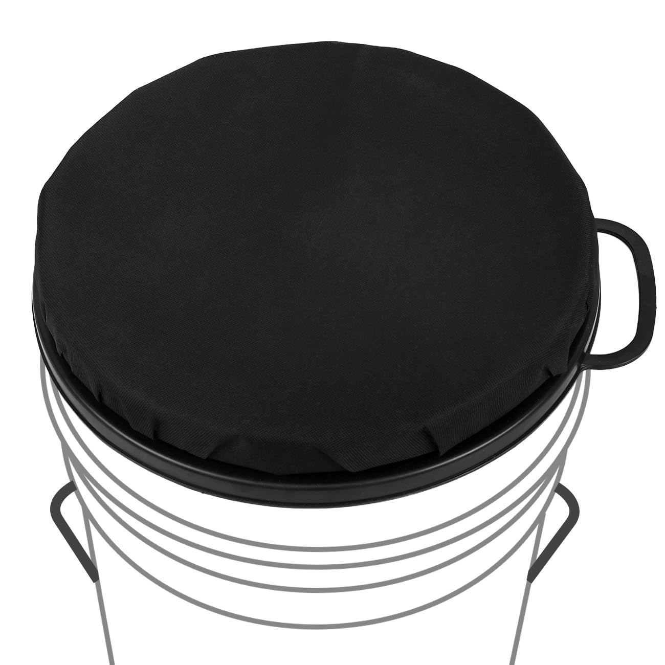 ZAIXIA 5 Gallon Bucket Seat, 360-Degree Swivel Seat Foam Cushion Bucket Seat Lid with Waterproof Cover for Dove Duck Hunting, Fishing, Baseball, Gardening and Camping