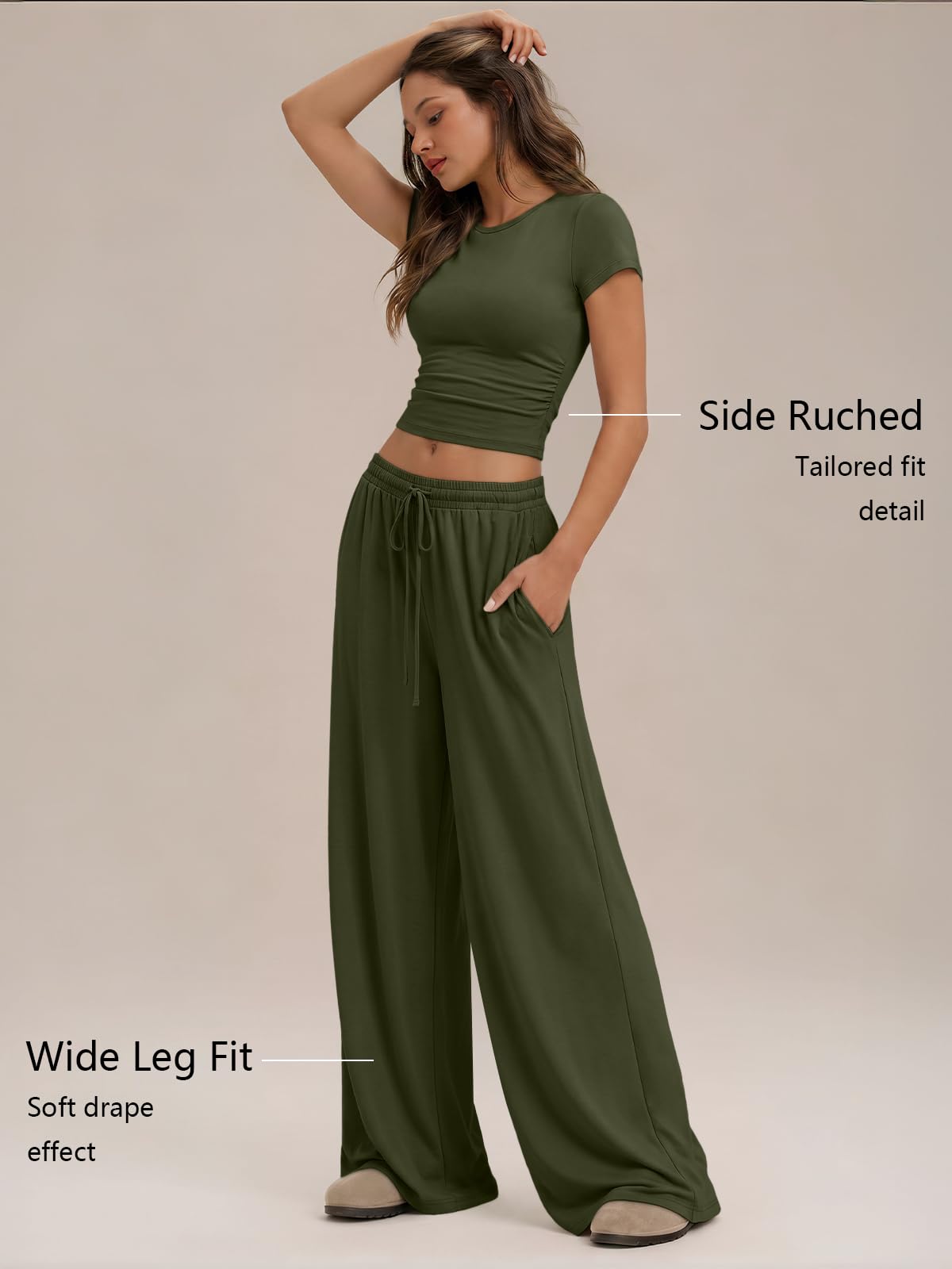 Trendy Queen Womens 2 Two Piece Set 2026 Summer Workout Vacation Gym Clothes Spring Fashion Lounge Matching Airport Travel Outfit Resort Wear Fitness Athleisure Clothing