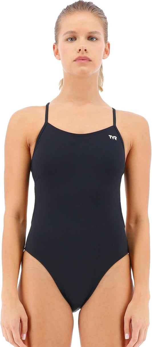 TYR Women's Durafast One Solid Swimsuit - Durable, Comfortable Fit | Perfect for Training