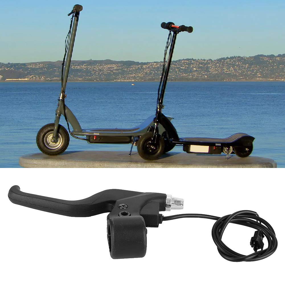 Gorgeri for Brake for Razor mx650 Left Left Side Brake Lever,Black Plastic Electric Scooter Brake Lever for Electric Scooter Pocket e-Bike