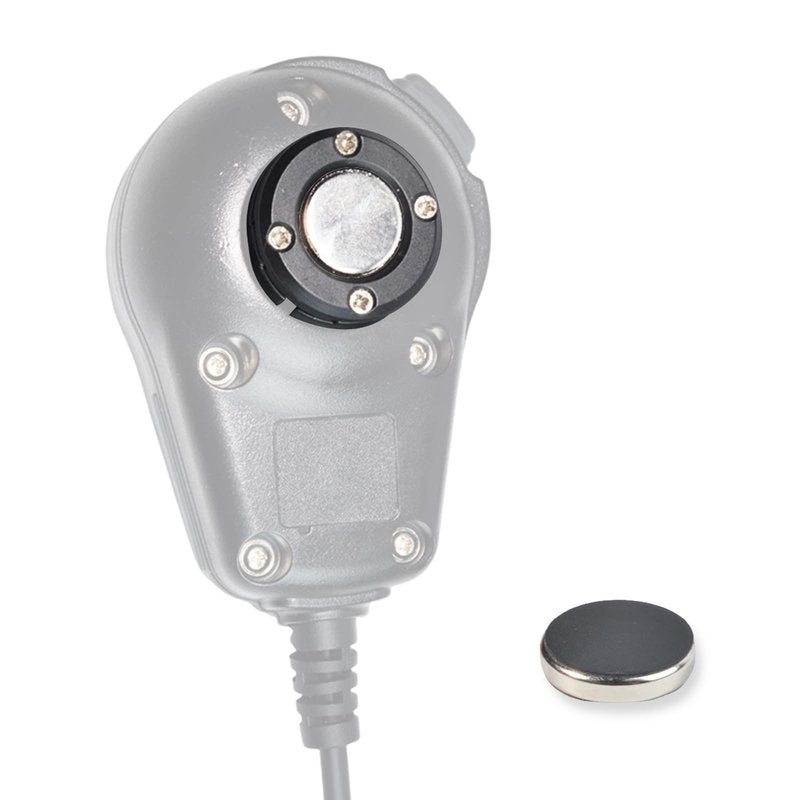 TWAYRDIO Magnetic Mic Holder, Mobile Radio Microphone Magnet Mount, CB Mic Hanger, Mounting Solutions for Car Truck Dash Board, Compatible with Motorola Kenwood Mics