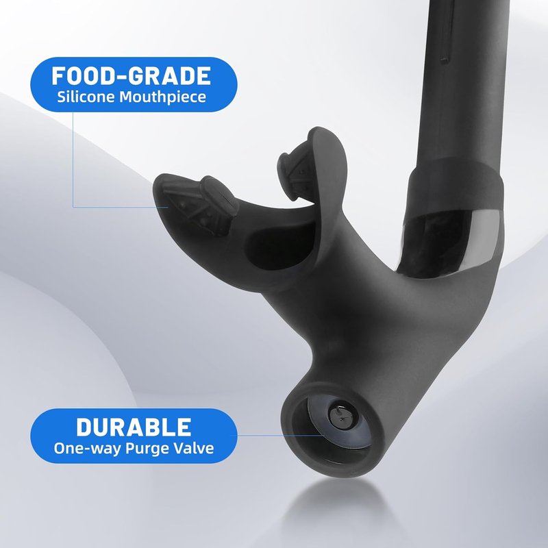 Adult Lap Swim Snorkel - Perfect for Training & Snorkeling | Adjustable Fit