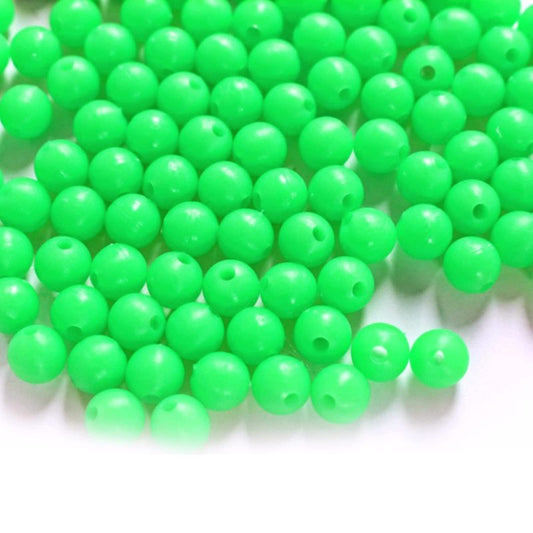 Fishing Beads 6mm Glow in The Dark Beads Catfish rig Brads Super Bait Cut Plug Fishing Accessories Saltwater