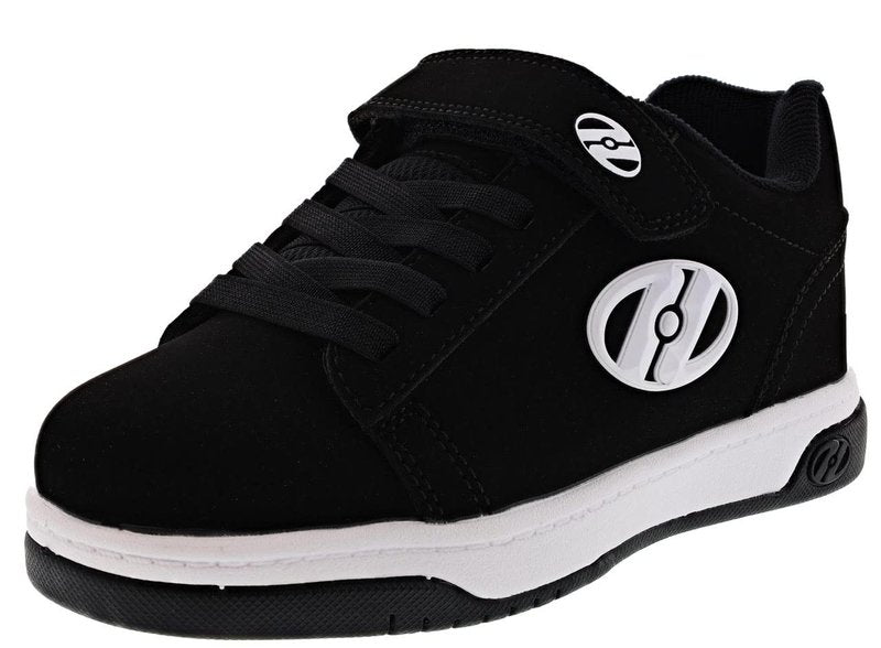 Heelys Boys Footwear Dual UP X7,Black/White,4