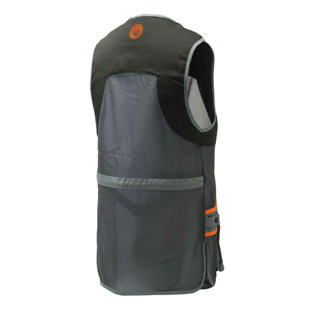 Beretta Unisex Full Mesh Shooting Vest - Breathable Lightweight Competition Vest with Cartridge Pockets & Comfortable Fit