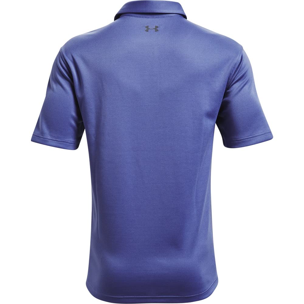 Under Armour Men's Tech Golf Polo, Starlight (561)/Pitch Gray, Large