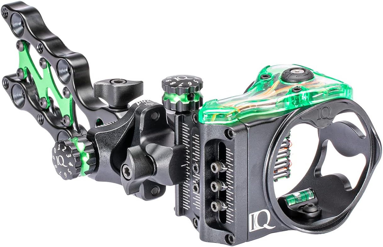 IQ Micro 5-Pin Bowsight - All-Aluminum Design with Retina Lock Technology | Right & Left Hand Options