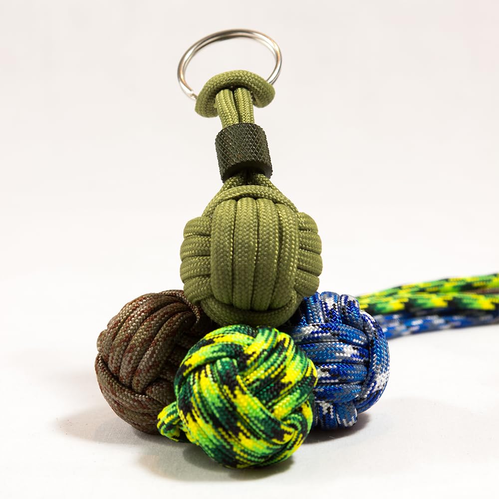 FISHLUND Paracord 550 lb, 7 Strand Paracord Rope 50ft 4mm, Nylon Parachute Cord for Camping, Neon Orange