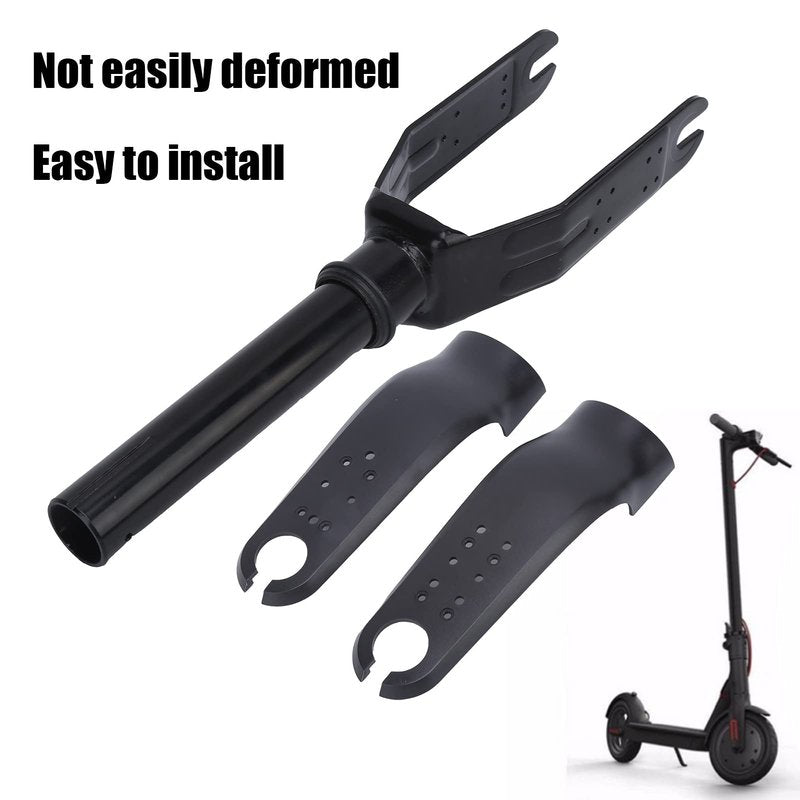 equlup Scooter Fork, 172x33.5mm/6.8x1.3in Front Fork Replacement with Plastic Cover Aluminum Alloy Electric Scoter Parts Accessory for M365 M365PRO (Grey)