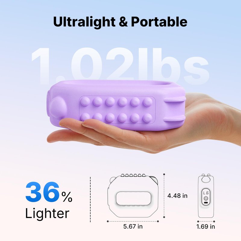 MERACH Vibration Plate for Lymphatic Drainage, Whole Body Workout Equipment for Women, Vibration Plate with Adjustable Strap, 6-Level Vibration to Sculpt & Tone Abs, Thighs & Arms,Weight Loss (Purple)