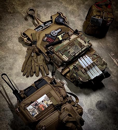 ACETAC S.O.P. Tactical Chest Rig with 5.56/7.62 Magazine Pouch Holder, Pistol Pouch, Wing Pouch, Molle Dangler Pouch