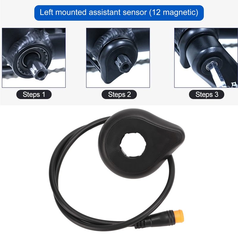 VGEBY Electric Bikes Sensor, Multifunctional Dual Hall Electric Assistant Pedal Sensor for Electric Electric Pedal Sensor Pedal Sensor Pedal Assist Sensor