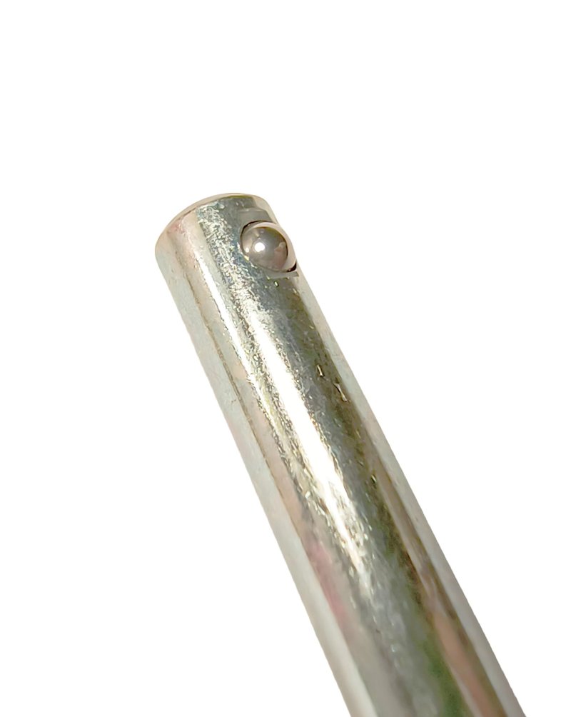 Circular Spring Steel Latch Safety Positioning pin, General Fitness Medical Equipment counterweight Stack Replacement Selection Device, with Anti-Loss Rope (1PC, Φ3/8in x 3-3/4in)