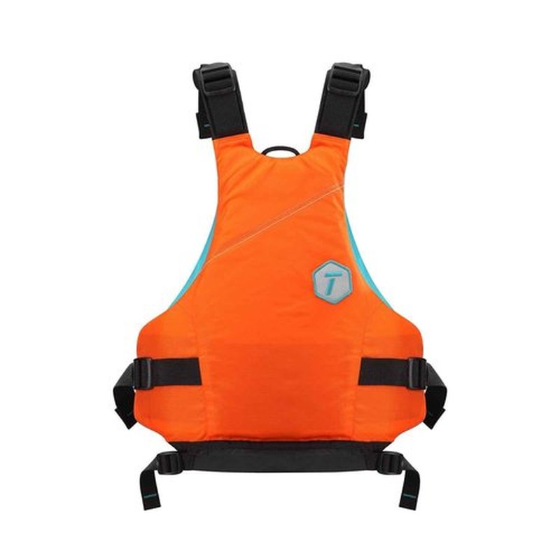 Thurso Surf Horizon Life Jacket – USCG Approved Adult Life Vest for Kayaking Boating Fishing PFD Personal Flotation Device for Men Orange (S/M)