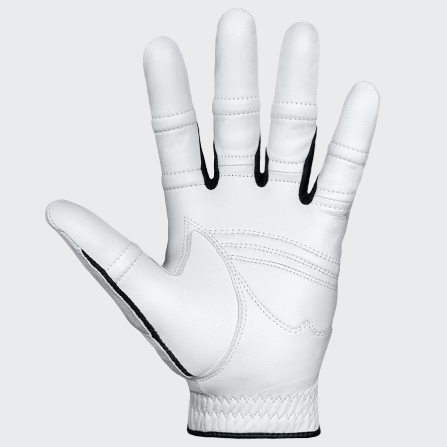 Bionic Men's StableGrip with NaturalFit 2.0 Golf Glove with Dual Expansion Thumb for Best Fit - Premium Cabretta Leather… (White, Small, Right)