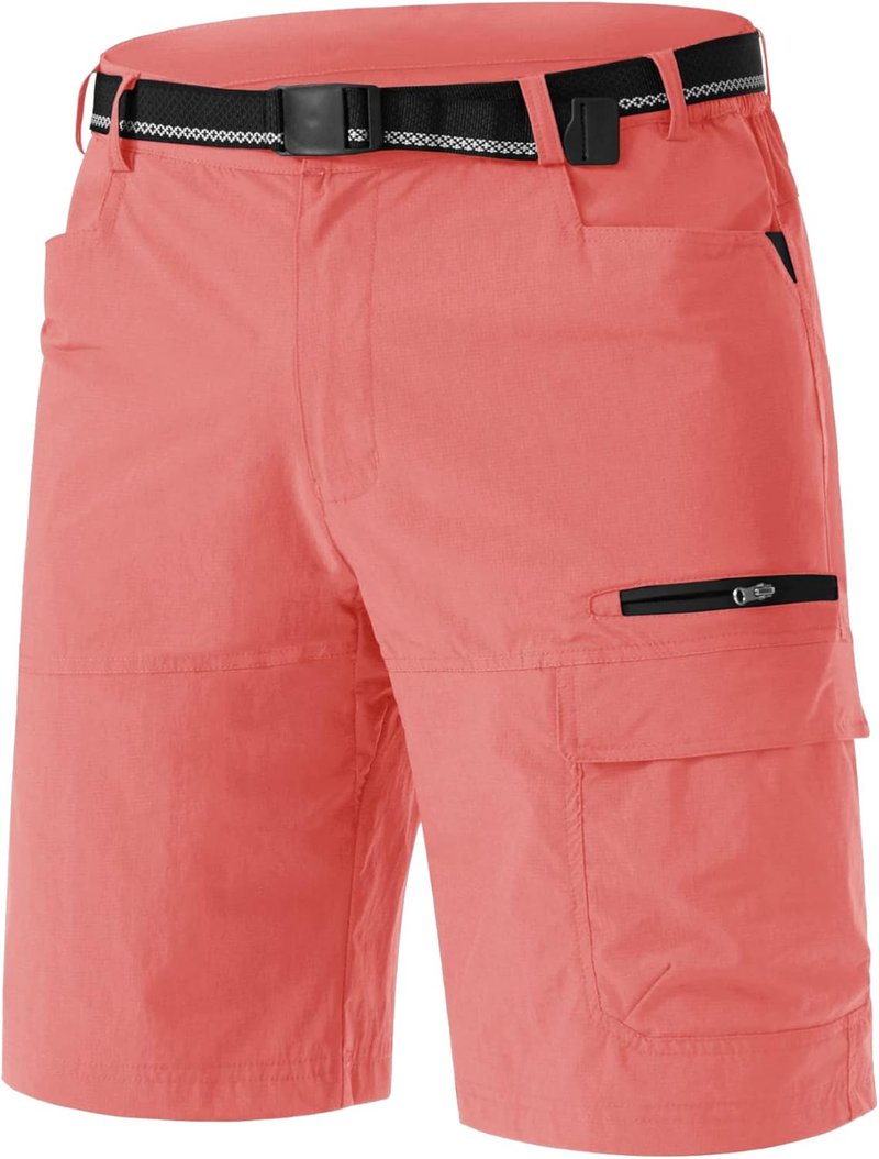Men's Quick Dry Cargo Shorts - Water Resistant Casual Hiking & Golf Shorts | Summer Outdoor Wear