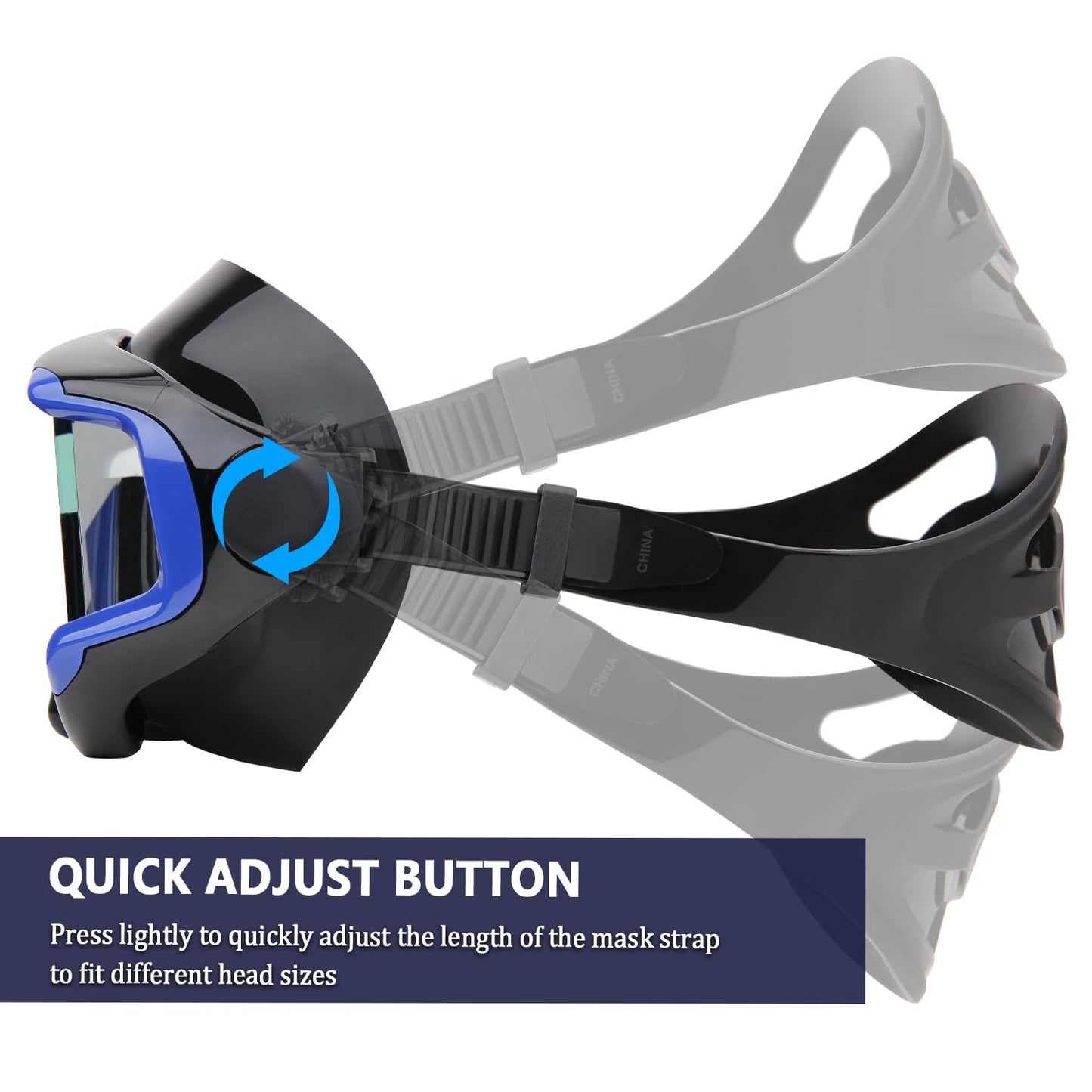 AQUA A DIVE SPORTS Diving mask Anti-Fog Swimming Snorkel mask Suitable for Adults Scuba Dive Swim Snorkeling Goggles Masks