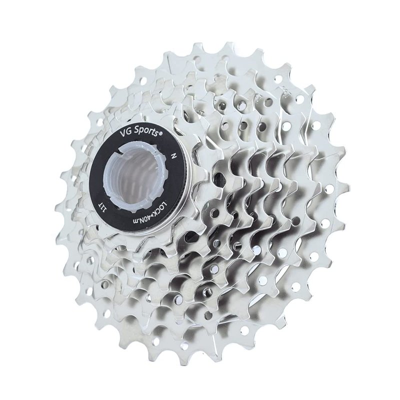 VG SPORTS 8 Speed Cassette 11-25T/11-28T/11-32T/11-36T/11-40T/11-42T for Road Bike/MTB Cassette, Bike Cassette Compatible with Shimano/Sram