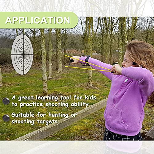 Slingshot Ammo, Natural Clay Slingshot Ammo Biodegradable Environment Friendly, 3/8 Inch Sling Shot Hard Clay Balls 9-10mm for Hunting and Shooting Target Practice, Comes with Storage Bag