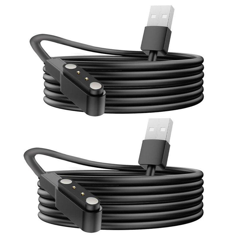 Compatible for KOIPSSE Smart Glasses Charger, Lamshaw Magnetic Replacement Charger Compatible with Compatible for KOIPSSE V03 Smart Glasses (Black+Black, Type A)