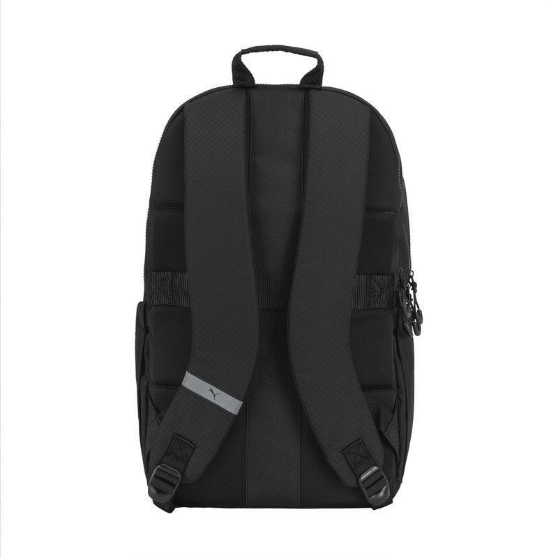 PUMA Women's Stellar Backpack with Luggage Strap, Padded Adjustable Straps & Water Bottle Pockets, Black, One Size
