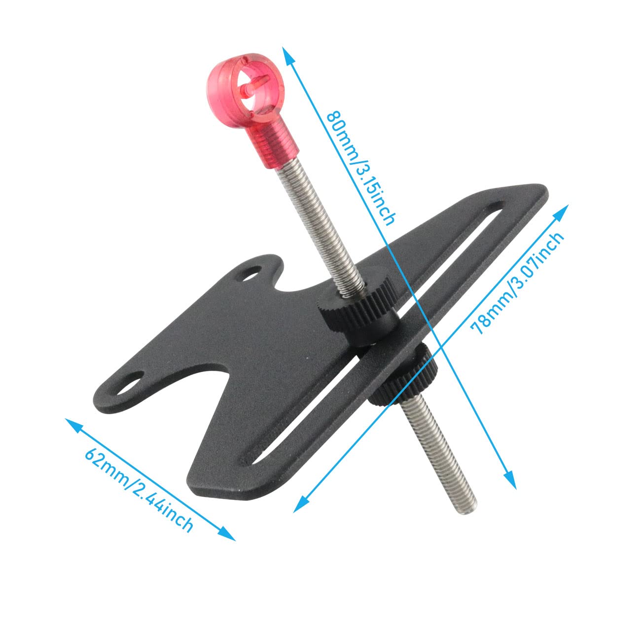 WHYHKJ Archery Bow Sight - Stainless Steel Single Pin Recurve Bow Sight for Hunting & Shooting Accessories