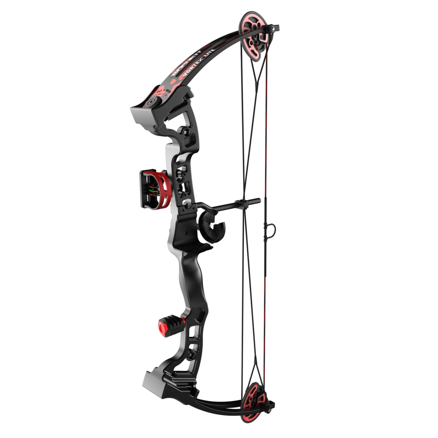 Barnett Vortex Lite G3 Youth Bow - 22-25in Draw Length, 18-29lb Hunting Compound Bow, Adjustable 60-70% Let Off, 3 Pin Fiber Optic Sight, Brush Retainer Rest, Fast Action Quiver, D Loop Installed