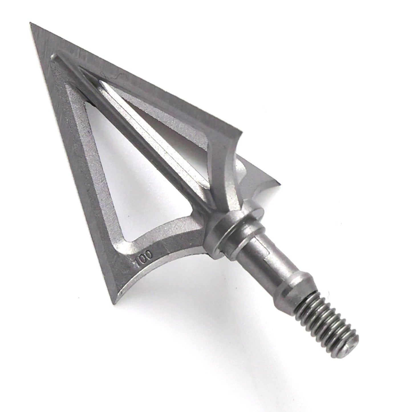 Moyujian 6 Packs of 100 Wide Heads, broadheads 100 Grain (100 Grain Silver)