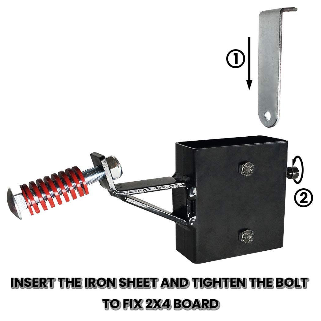 Highwild 2x4 Target Hanger, Target Mount Bracket - for AR500 Steel Targets - 2 Pack