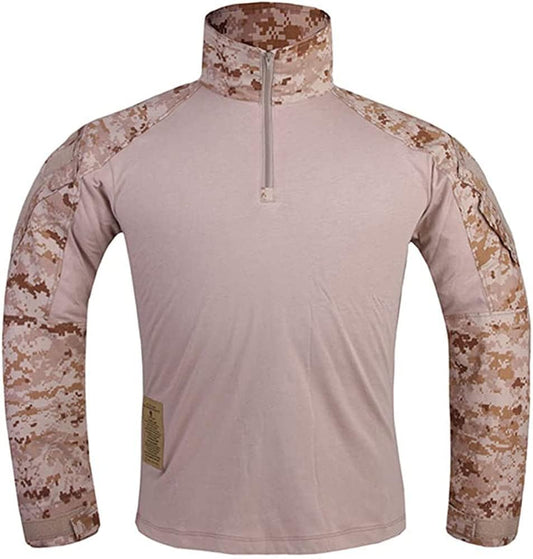 EMERSONGEAR Men's Tactical Shirt,Gen3 Airsoft Combat Army Paintball Quick Dry Long Sleeve BDU T-Shirt Top