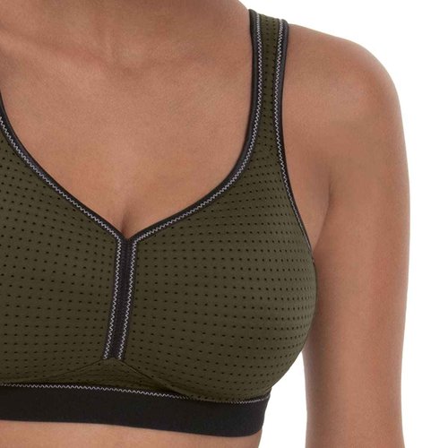 Anita Performance Sports Bra Maximum Support Dark Olive/Black 32C