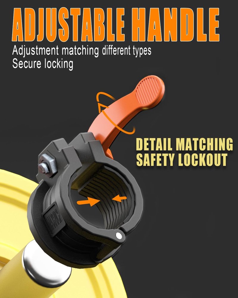 Barbell Clamps 1 Inch or 2inch - 2 PCS Adjustable Barbell Clips Quick Release Locking Weight Clips Olympic Barbell Collars (Black+orange 1.8-2inch)