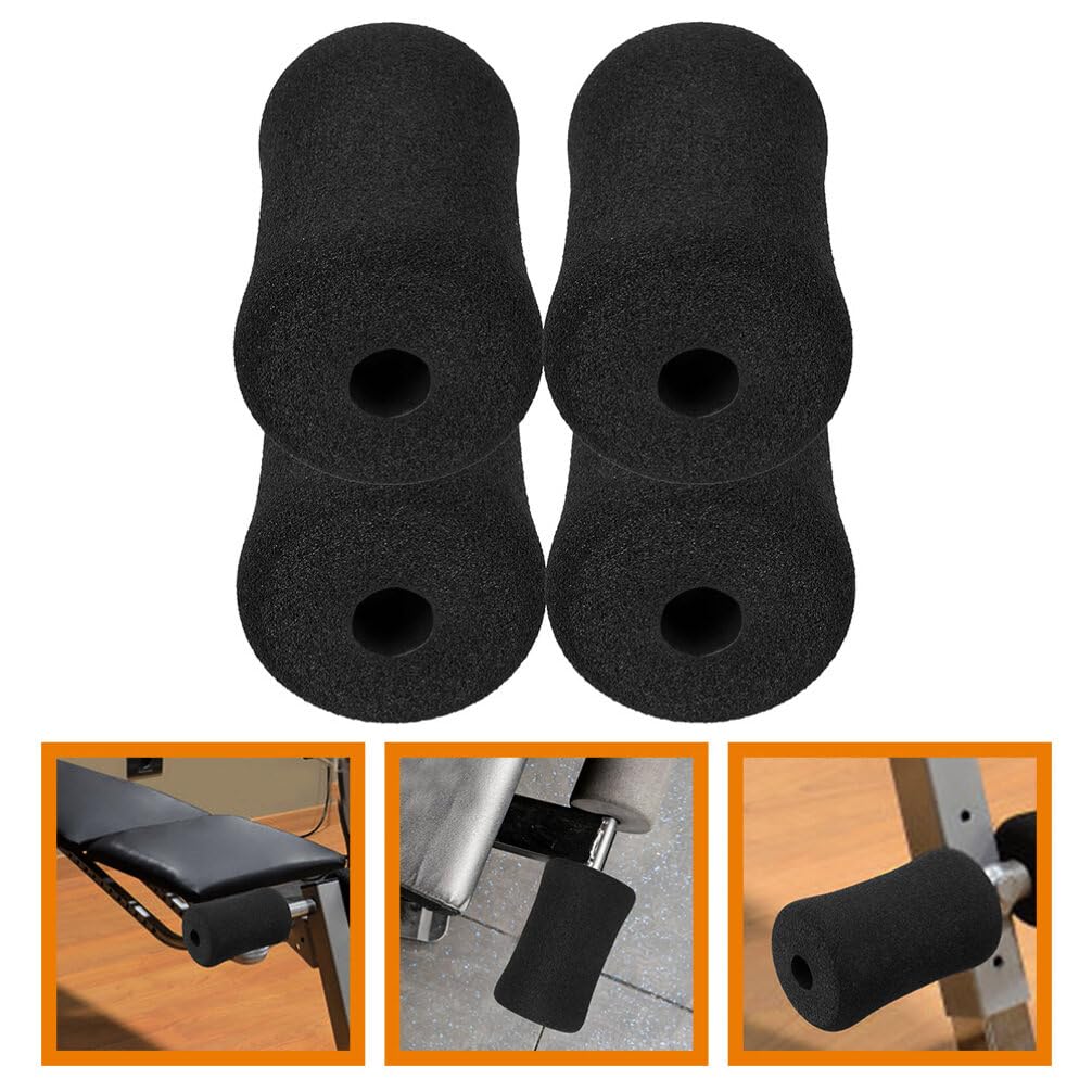 Foam Foot Pads Rollers Set 4pcs Buffer Tube Cover Replacement for Total Trainer and Other Home Gym Exercise Machines Equipments