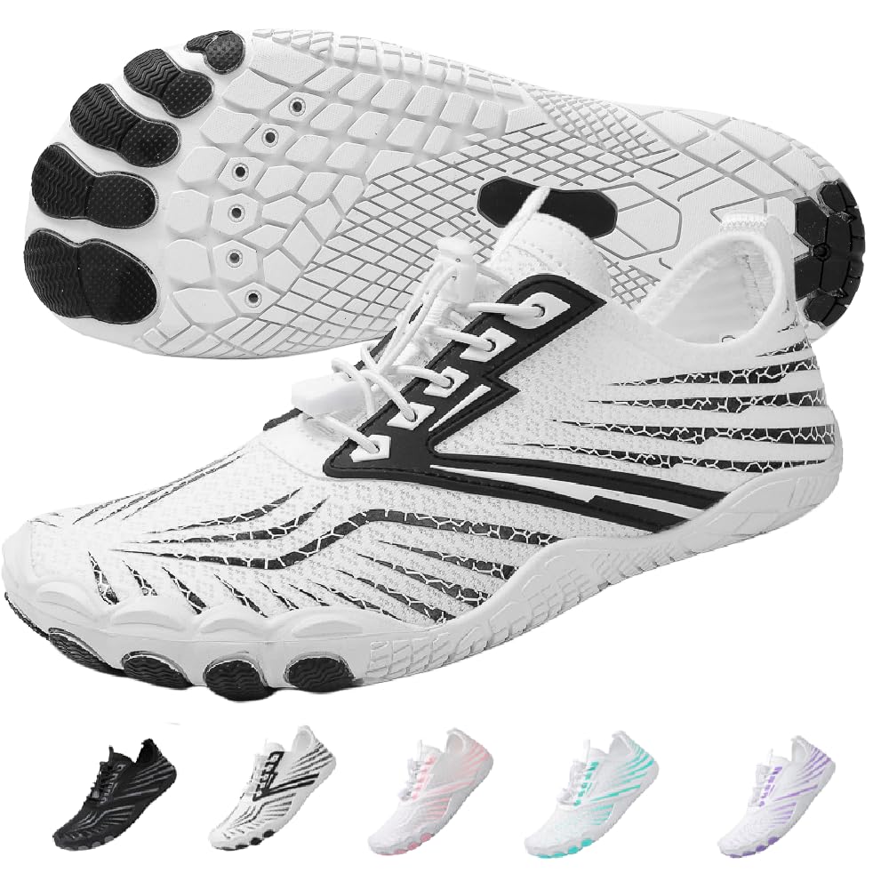 Grounding Barefoot Water Shoes for Men Women Hiking Running Wide Toe Box Pro Uniex Footwear - Non-Slip Zero-Drop Beach Pool Yoga Swim Outdoor Athletic Aqua Shoes