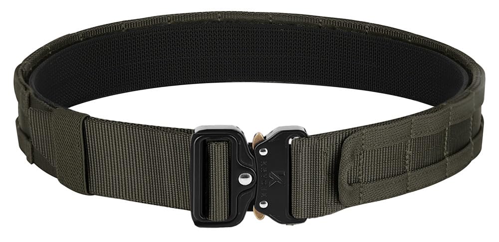 KRYDEX Quick Release Rigger MOLLE Belt 1.75 Inch Inner & Outer Tactical Heavy Duty Belt (RG, X-Large)