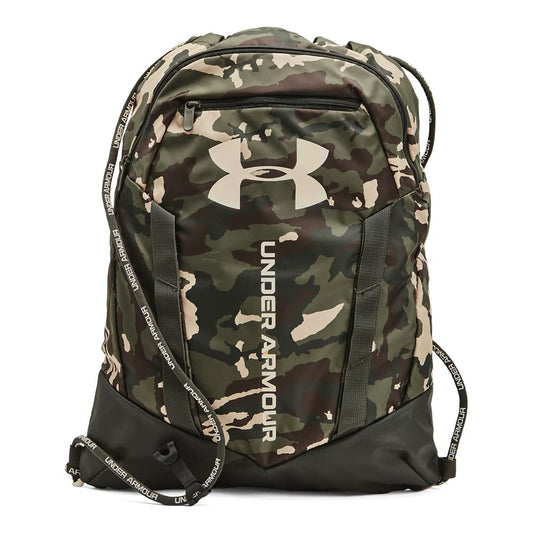 Under Armour Unisex-Adult Undeniable Sackpack , Baroque Green (310)/Stone , One Size Fits Most