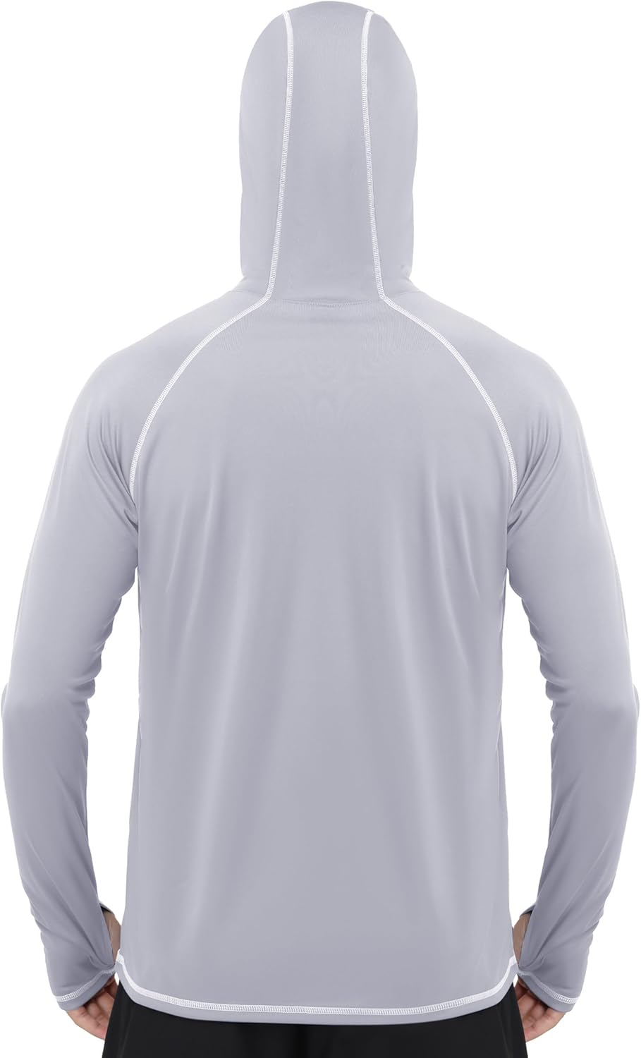 UPF 50+ Fishing Shirts for Men - Long Sleeve UV Sun Hoodie with Mask | Outdoor Rash Guard for Swim, Hike, Run