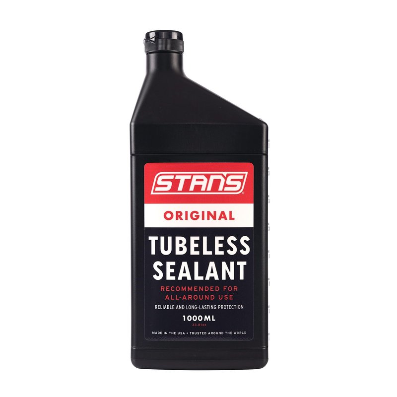 Stan's NoTubes Tire Sealant (1000ml), Long Lasting Flat Prevention, Ultra Fast Sealing, up to 1/4" punctures, Proactive Tire Repair, for Mountain, Road, Gravel, Cyclocross, and Commuter Bikes