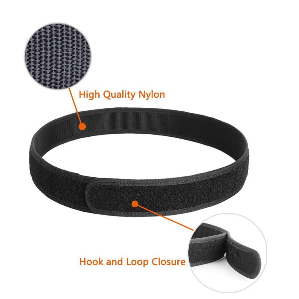 KRYDEX Inner Belt 1.5" Loop Liner - Black (Black, L: 36' 40')