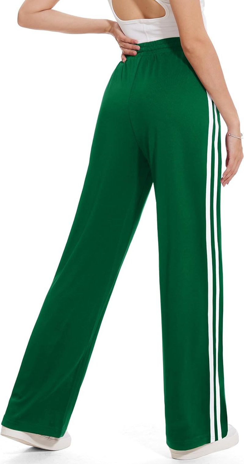 Women's Track Pants - Loose Straight Leg Jogging Sweatpants for Athletic Running | 28-36 Inseam