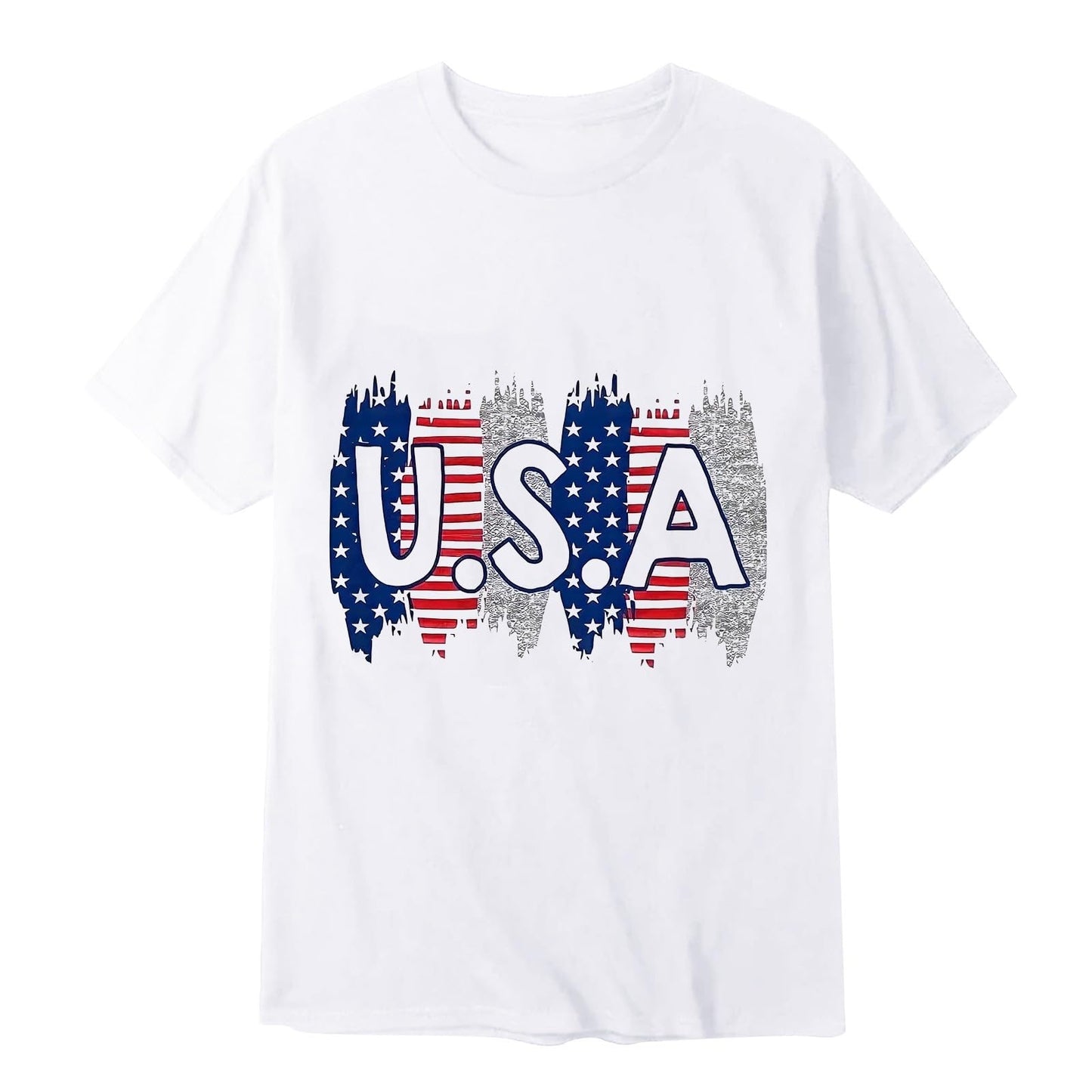 Deal of The Day Clearance Prime Lightning Deals American Flag 4th of July Mens T-Shirts Short Sleeve Crew Neck Shirts Casual Loose Fit Tops Athletic Quick Dry Active Tee Shirts