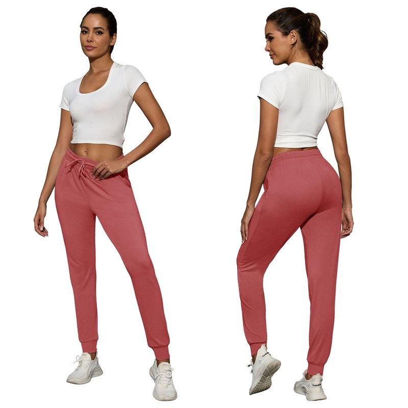 CE' CERDR 3/1 Pack Lightweight Joggers for Women with Pockets Drawstring Athletic Sweatpants for Workout Yoga Running