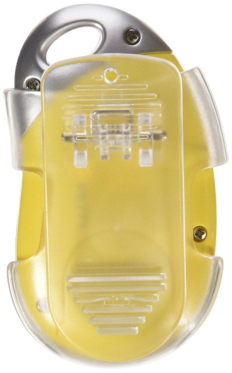Pedusa PE-771 Tri-Axis Multi-Function Pocket Pedometer (Yellow with Holster/Belt Clip)