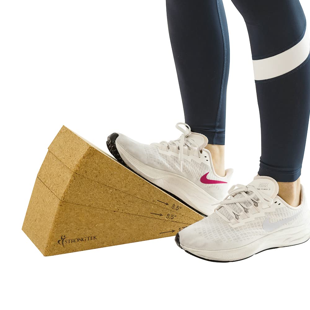 StrongTek Squat Wedge Slant Board with Adjustable Angles for Stretching, Foot Pain Relief, Squats, & Rehabilitation – Durable, Lightweight, Perfect for Physical Therapy & Flexibility