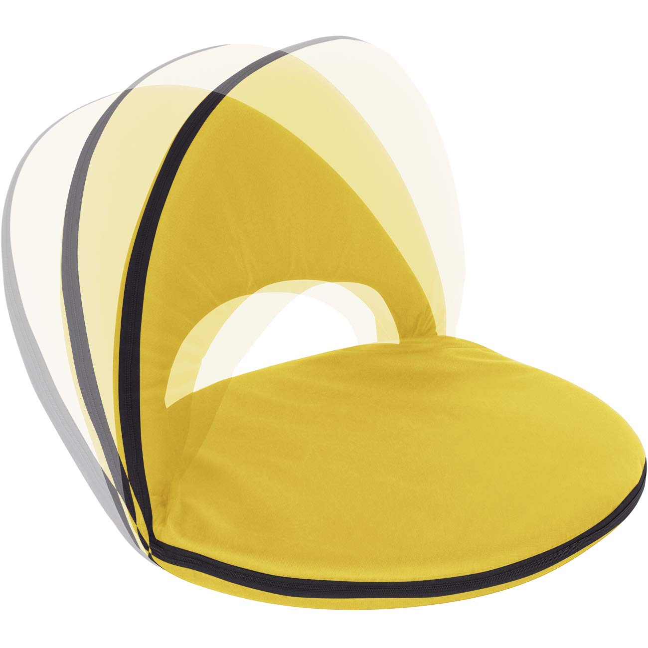 Trademark Innovations Portable Multiuse Folding Seat, Yellow