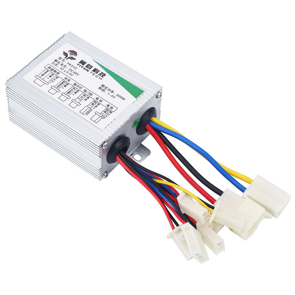 Alomejor 48V Motor Speed Controller,high Efficiency Brushed DC Motor Controller 500W,for e-Bikes Scooters Golf Carts Industrial Machinery